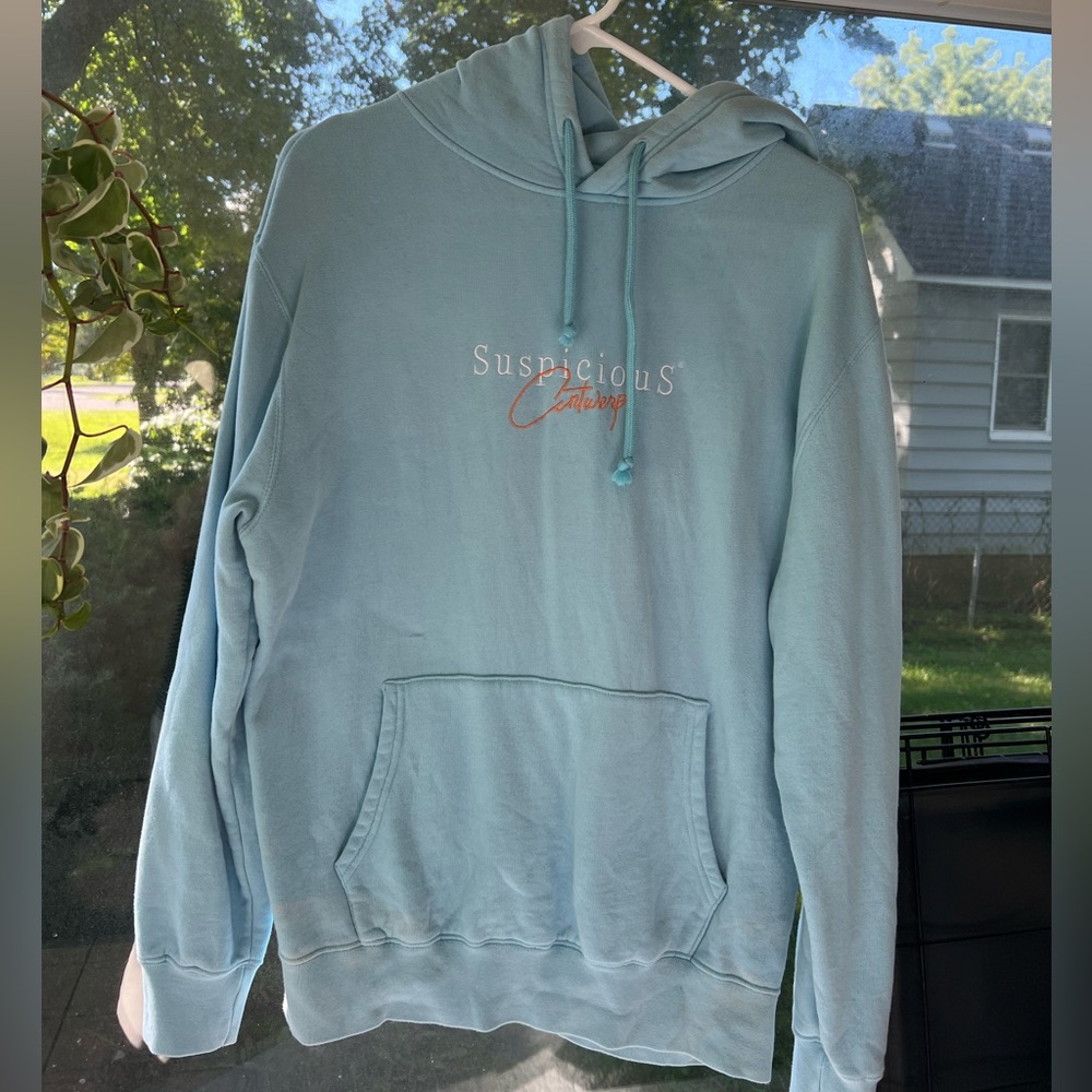 Suspicious Antwerp blue hoodie